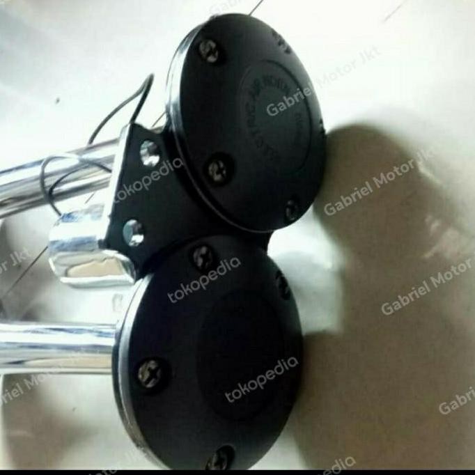 Klakson Angin /Air Horn 2 Trompet Cicada 12V/24Volt