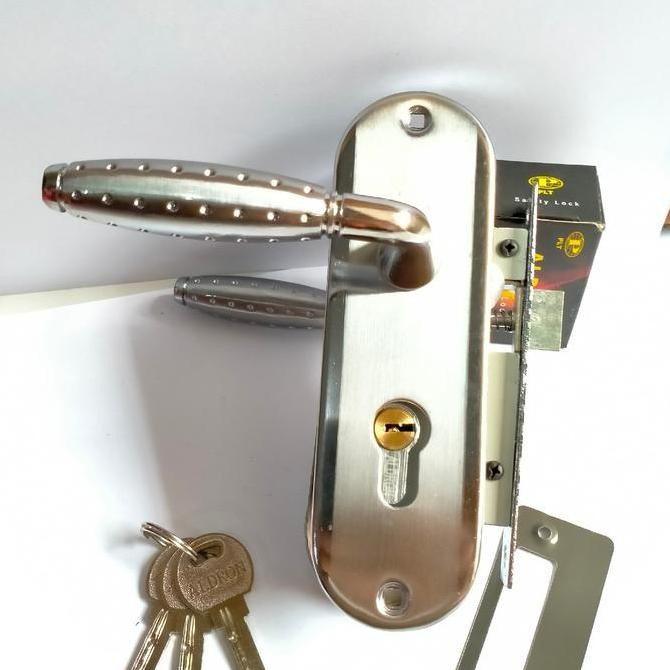 Kunci pintu kecil handle pintu kecil full set bagus