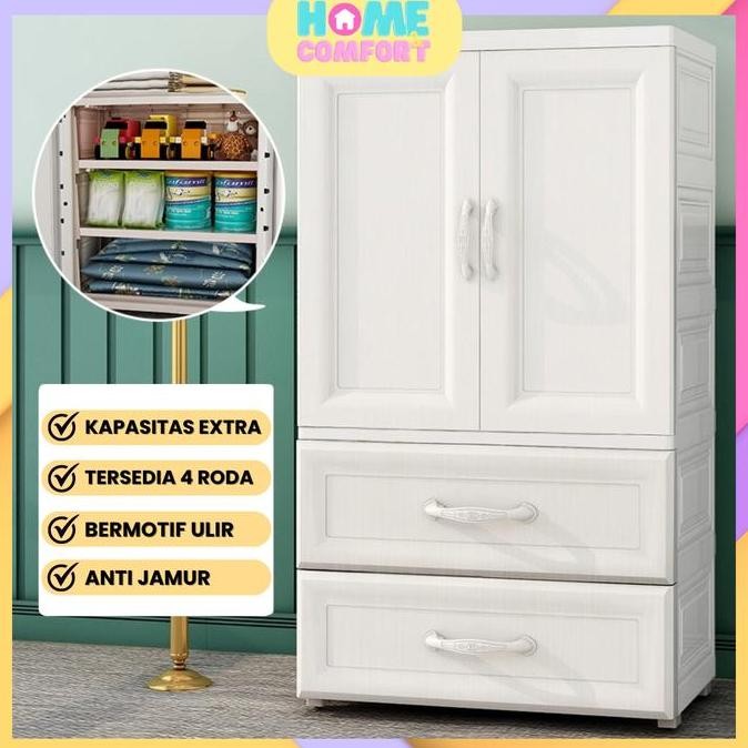 Promo Lemari Plastik Laci Susun Gantung - Lemari pakaian plastik premium Lemari Pakaian Gantung Lema