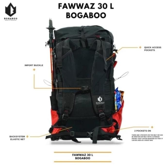 Tas Ultralight Hiking Backpack Monte Equipment Evo Ul-30 V2