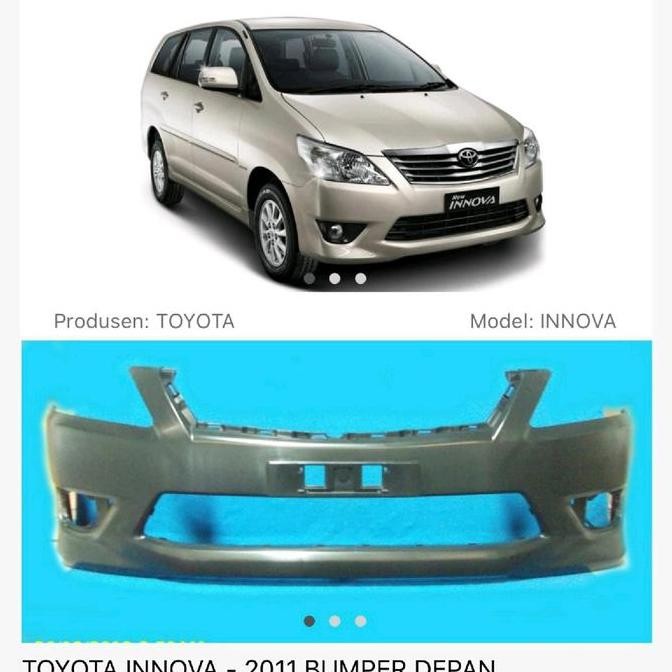 bemper depan innova 2011 2012 2013 TERBARU