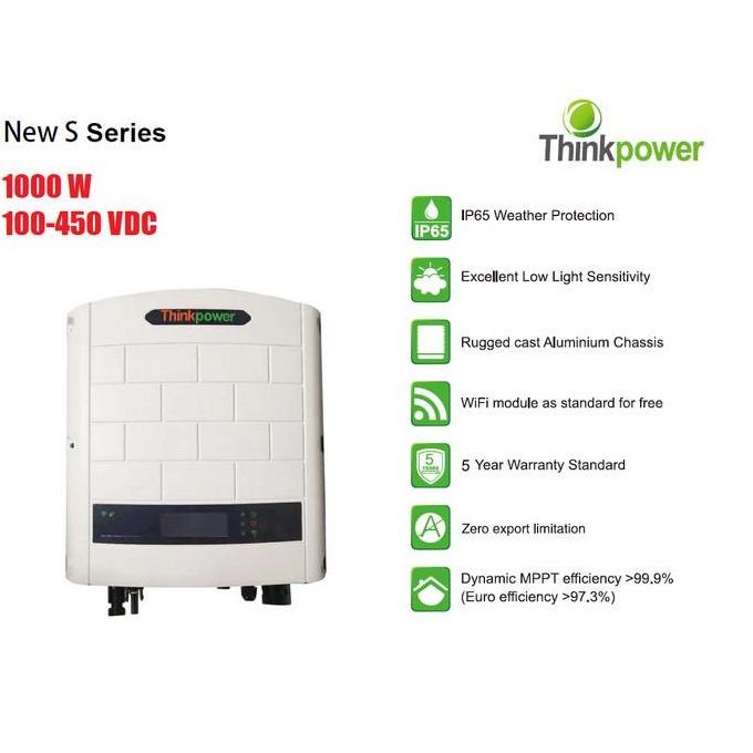 INVERTER ONGRID 1000 WATT-6000 WATT MAV INPUT 500 VDC SSERIES WITH LIMITER + WIFI ORIGINAL DAN TERPE