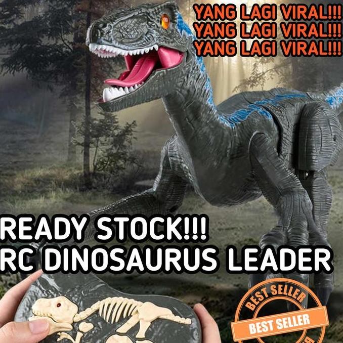 Mainan Anak Rc Dinosaurus Remote Control Tirex Viral Tiktok Dino Jalan