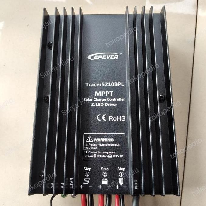 SCC EPEVER TRACER5210BPL,SCC MPPT LED DRIVER ORIGINAL DAN TERPERCAYA