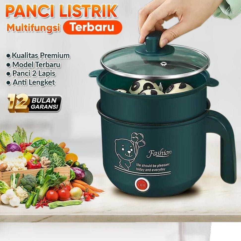 Pot Cooker Mini / Panci Listrik Free Kukusan Plastik / Panci Kukus