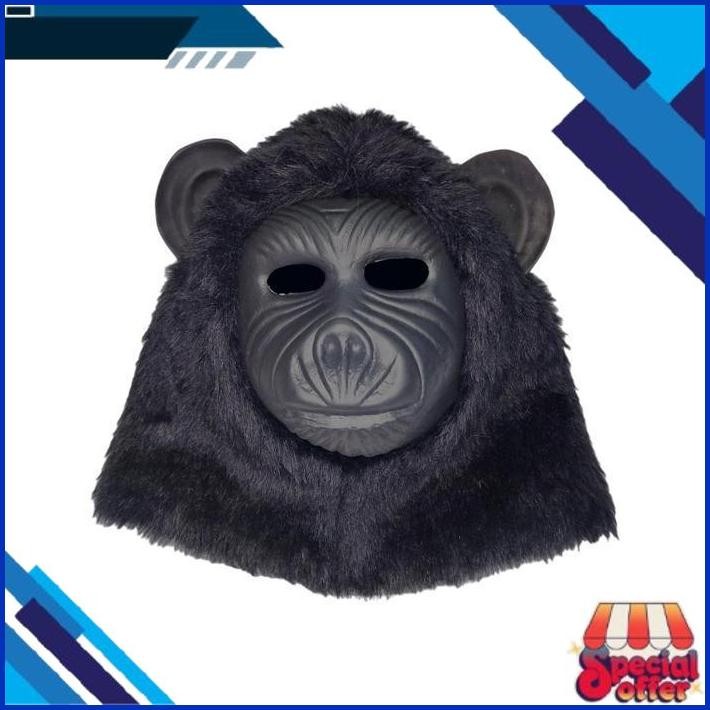 SIAP DIKIRIM TOPENG MONYET BULU REALISTIS DEWASA | Masker Gorila Cosplay Kostum Karnaval Lucu Viral