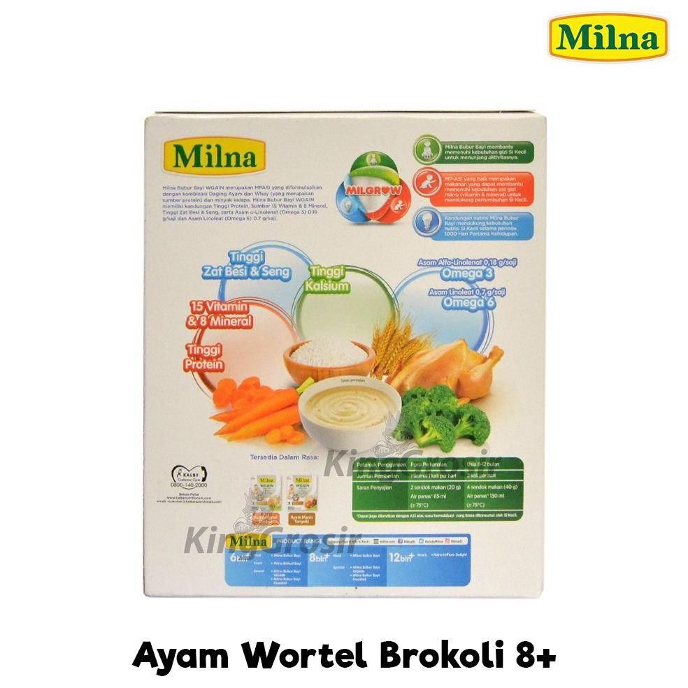 Promo - Milna Wgain 6+ 8+ / Bubur Bayi 6-12 Bulan / Bubur Bayi 8-12 Bulan ,,