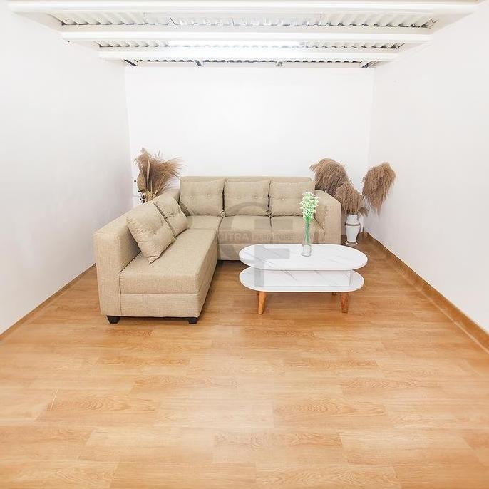 Sofa L Putus Minimalis OREGON | Sofa bed Sudut Santai