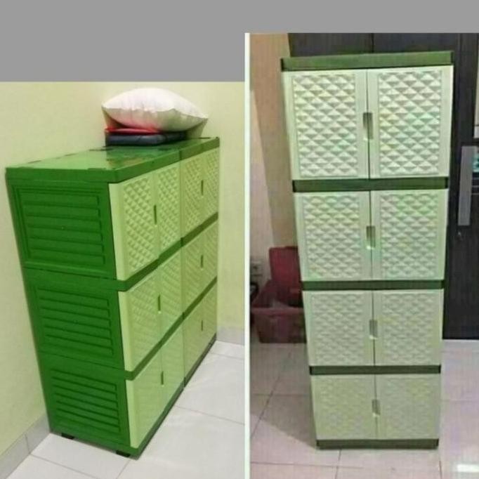 lemari plastik susun 3 susun 4 lemari pakaian lemari plastik murah