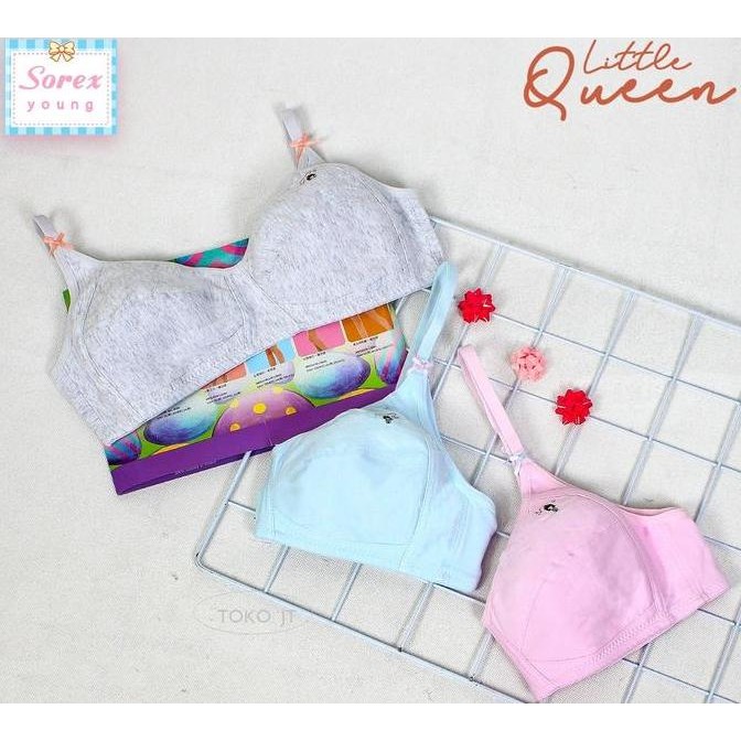 BH Bra Remaja Sorex Miniset ABG Step 3 Busa Tipis Tanpa Kawat 3311