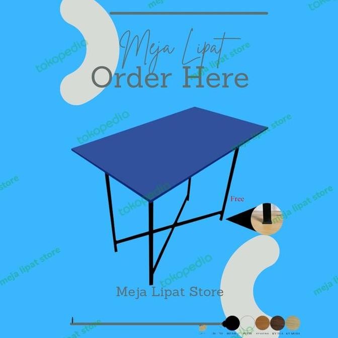 Meja Lipat Jualan Meja Makan Cafe 100x60x70