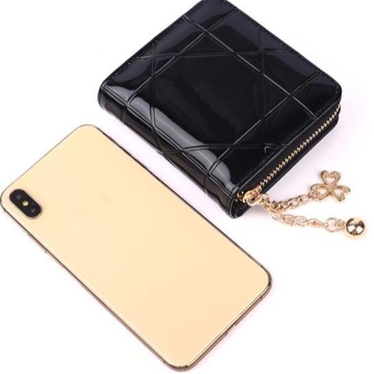 PAPPITSON- DOMPET KECIL WANITA KULIT FASHION KOREA MURAH ESTER LIPAT RESLETING GLOSSY ABG