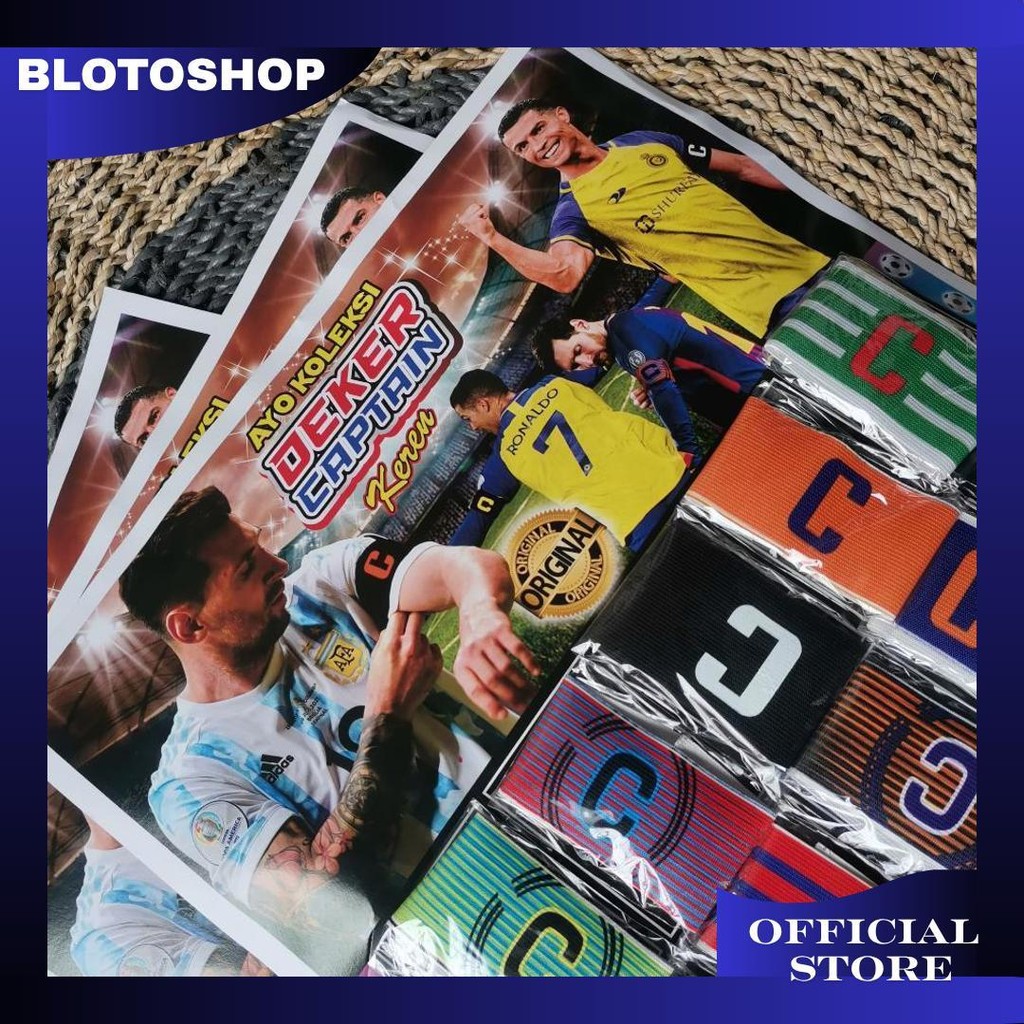 Ban Kapten Bola Deker Tangan Captain Anak 1 Lembar Isi 20 Pcs Cod