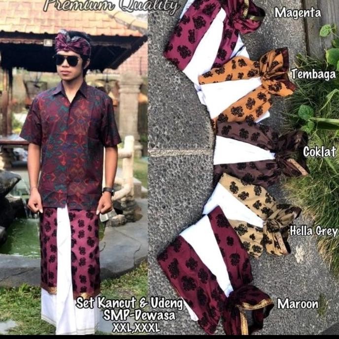 Kamen saput pakaian adat bali pria sudah jadi