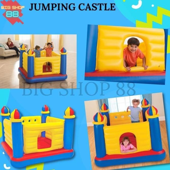 Dps Intex 48259 Inflatable Jump Castle Bounce Istana Balon Trampolin Anak NS