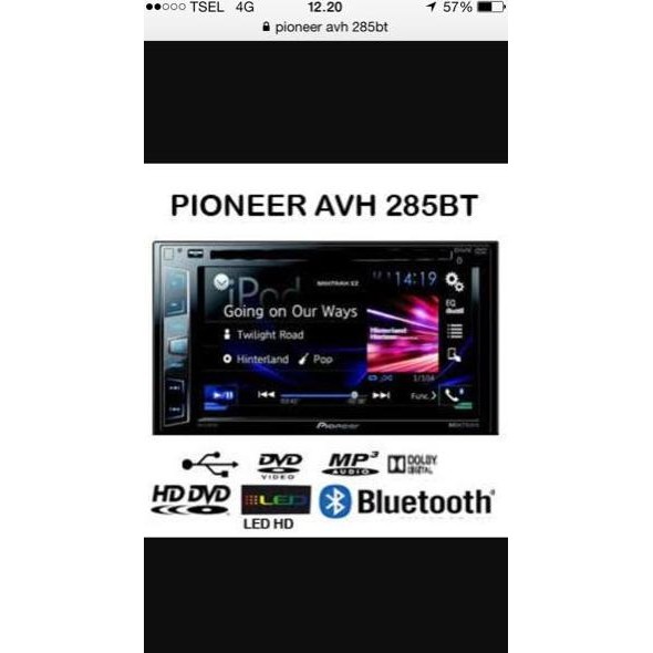 Promo PIONEER AVH 285 BT / Tv Pioneer Bluetooth / Sale  COD