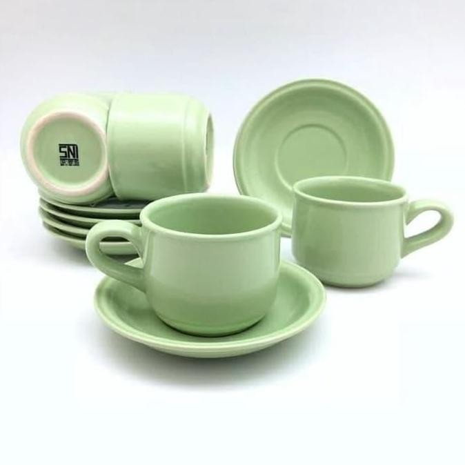 Nikura Cangkir Lepek Set 12 Pcs / Cup & Saucer