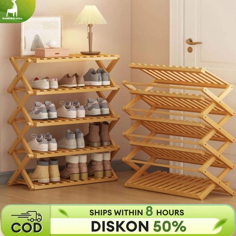 SWALLOWTAIL- Rak Sepatu Kayu Rak Kayu Susun Rak Sepatu Medan Rak Sepatu Kecil Rak Sepatu Murah Rak S