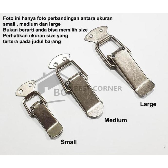 Kaitan Peti Medium / Overval / Kunci Koper