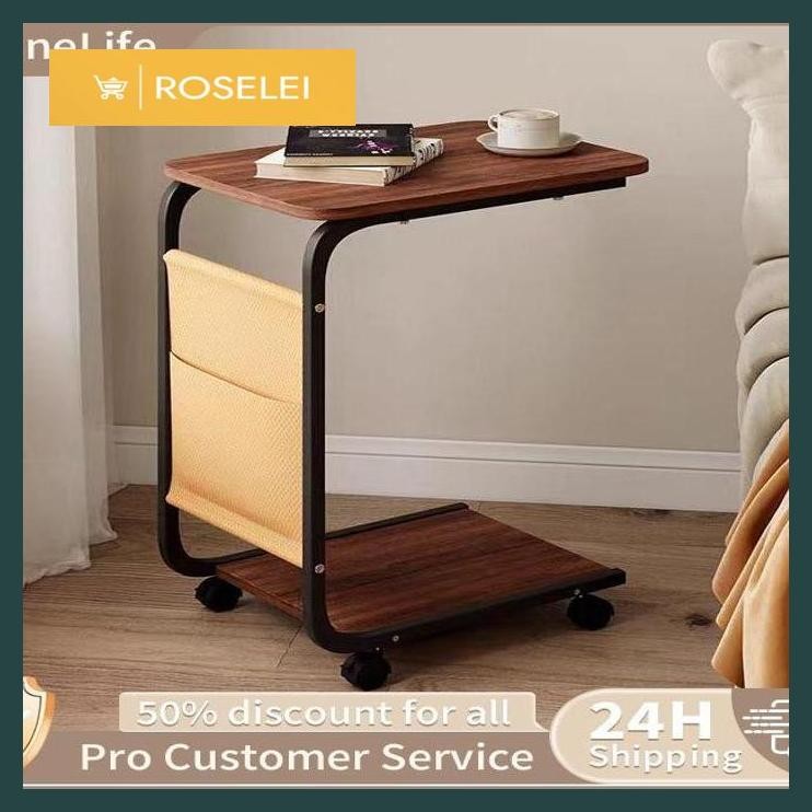ROSELEI- COD Meja Sudut Sofa Meja Ruang Tamu Minimalis Meja Tamu Minimalis Modern Meja Samping Minim