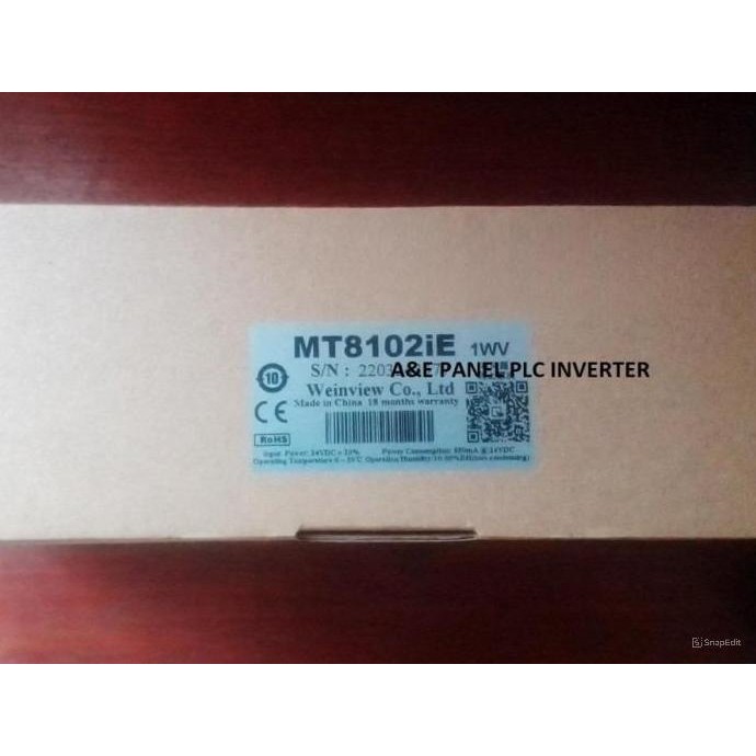 HMI Weintek MT8102IE Weinview 10inch 10in 10"