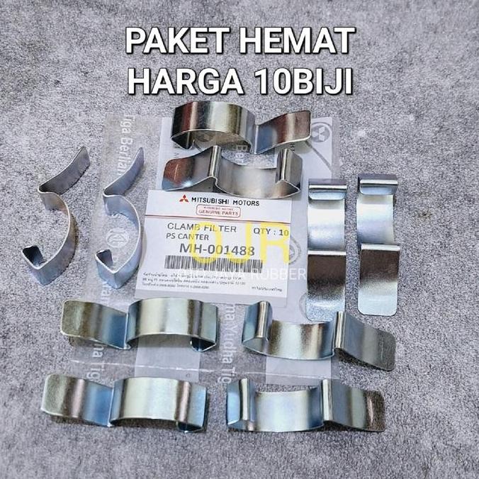 DY16 - KLEM TUTUP PANCI FILTER UDARA PS CANTER ISI 10BUAH