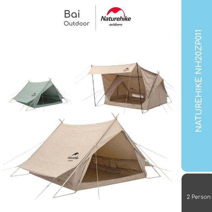 Tenda Cotton Series Naturehike Nh20Zp011 Camping Safari Glamping