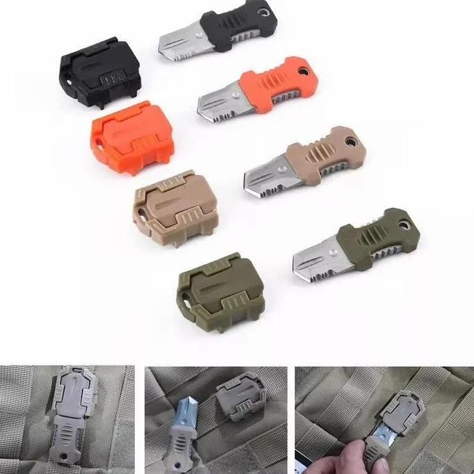 DV17 >> EDC pisau multifungsi Mini Robot / pisau Tactical mini robot serbaguna