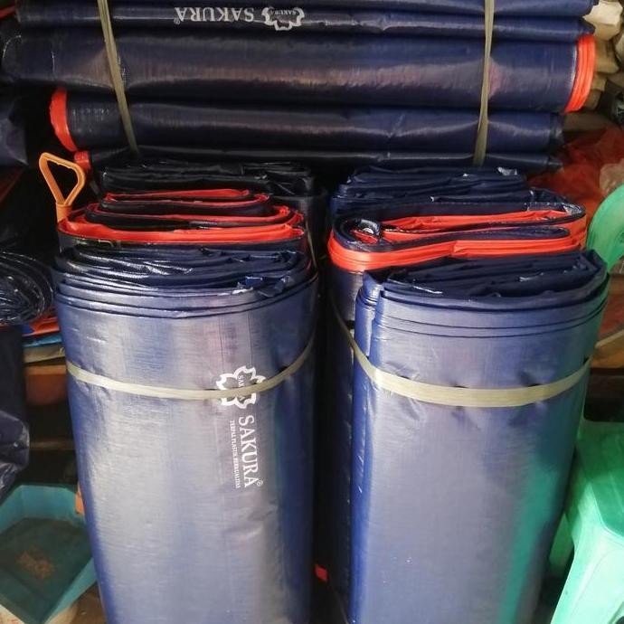 DE110 >> Terpal Plastik A8 Sakura | Ukuran 2x6 Meter