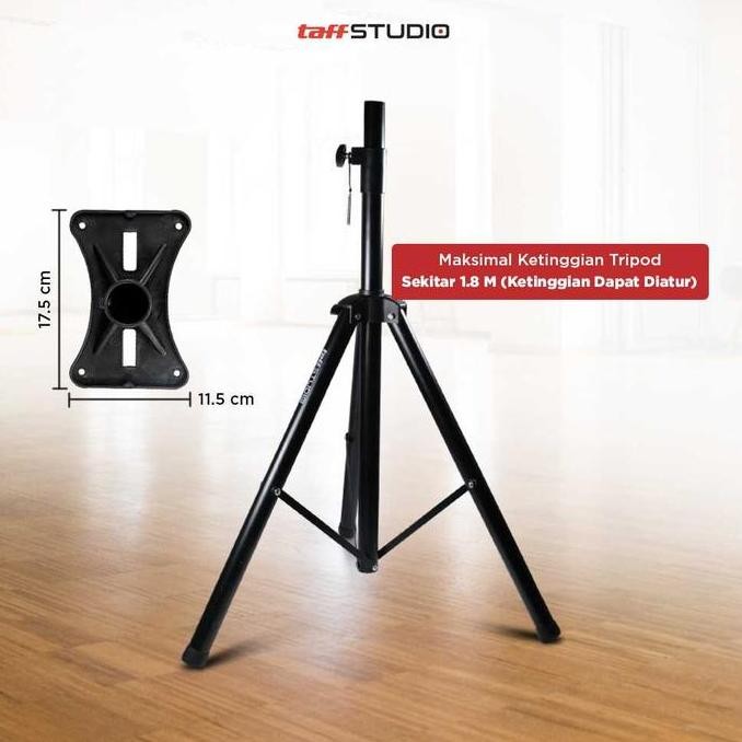 DF202>> Tripod Stand Speaker Audio System 8-15 Inch 1.8M - SPS-502M tiang kaki speaker audio Floor