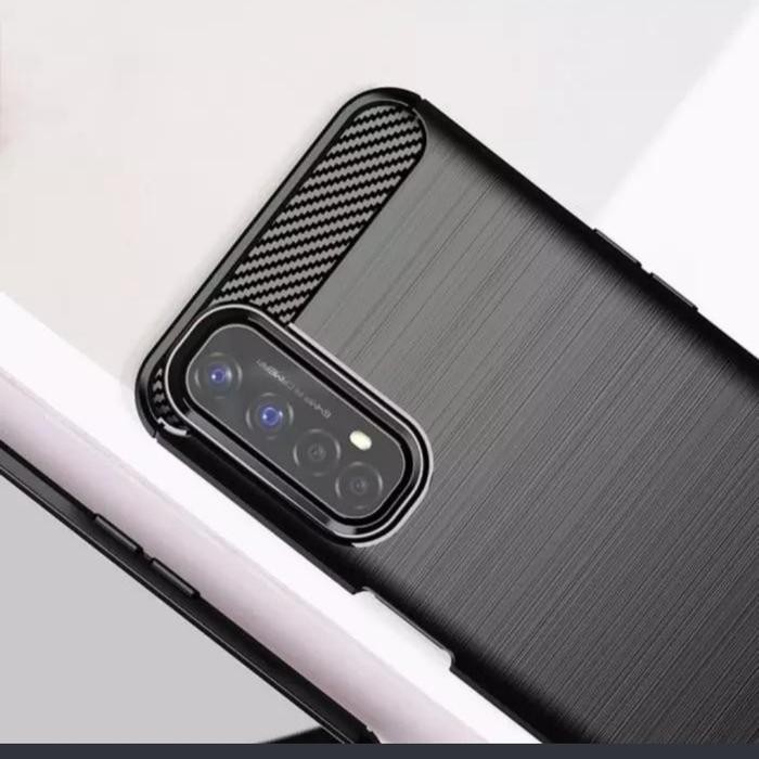 Vivo Y20s silicon softcase jelly karbon case