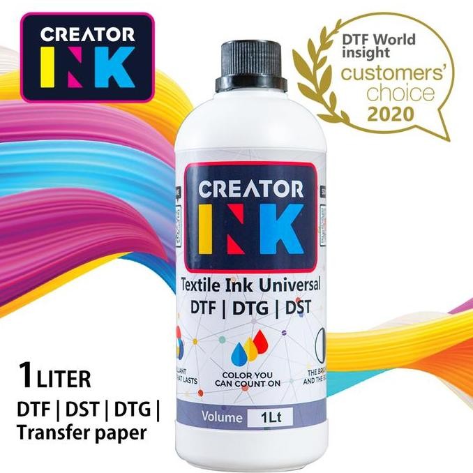 Tinta Dtf | Tinta Dtg | Tinta Dst - Creator Ink Universal - 1 Liter