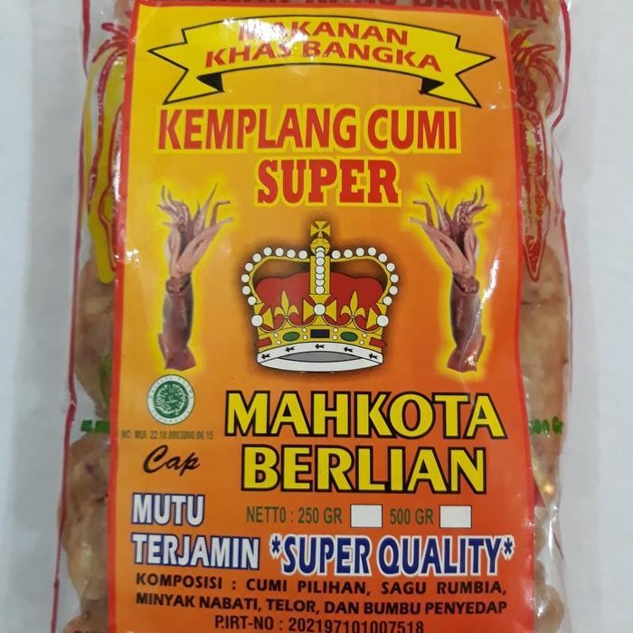 Kerupuk Mentah Cumi-cumi Super