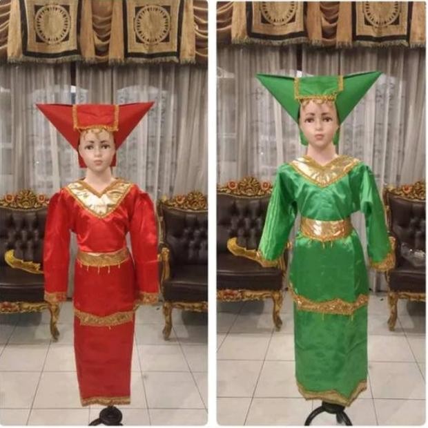 Pakaian Adat Padang Perempuan Anak TK - SD / Baju Adat Anak TK SD