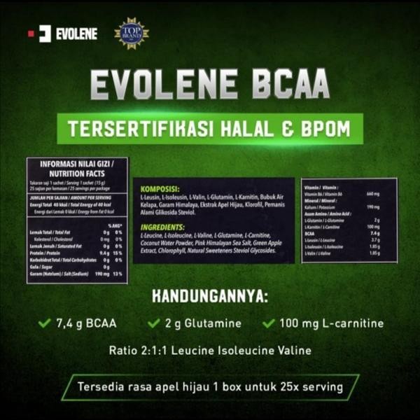 EVOLENE BCAA 25 SACHET RECOVERY