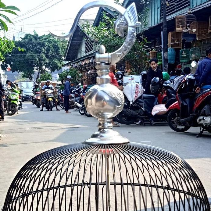 SANGKAR KANDANG LOVE BIRD RADJA COMPANY DECAL MERAH murah