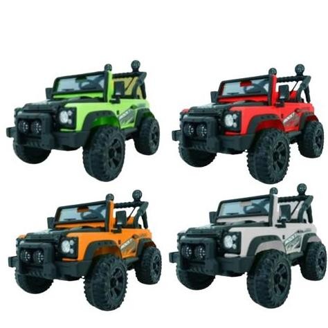 Mainan Anak Mobil Aki Jeep Rocky Ban Karet - Volta 5008