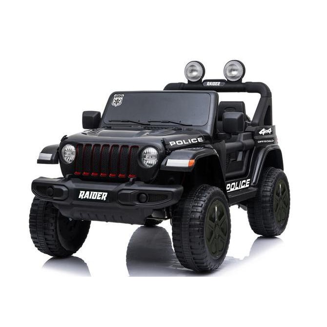 Mainan Mobil Aki Jeep Yukita 938 Polisi - 12 Volt