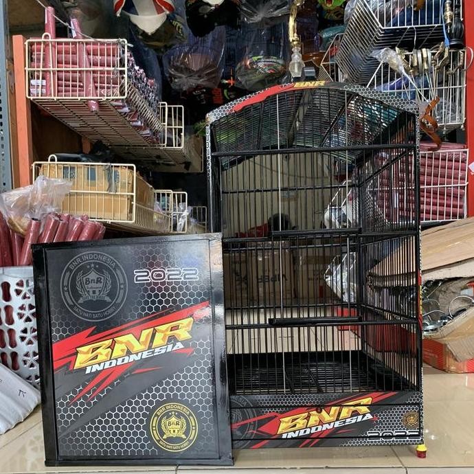 SANGKAR KANDANG KOTAK BNR 2022 BARU DECAL NO 1 DAN 2 murah