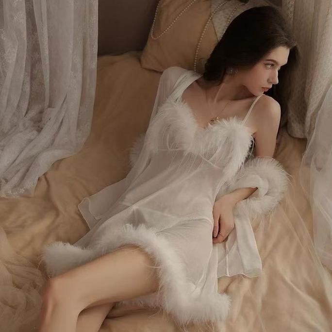 9218 Luxlace Baju Haram Sexy Jumbo Daster Sexy Wanita Hot Sleepwear Wanita Baju Tidur Dress Lengerie