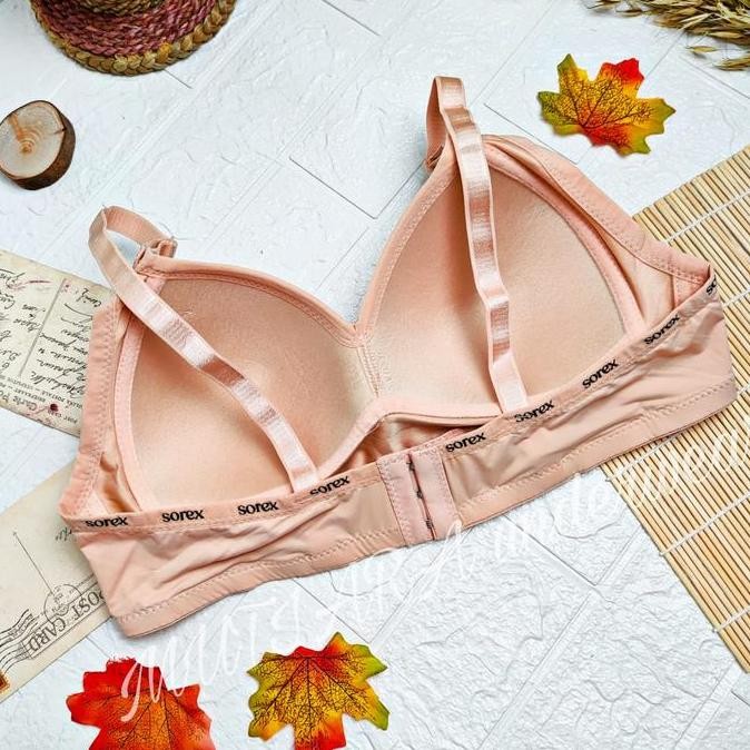 Bra Sorex 17233 Tanpa Kawat Busa Cup C Size 36-42 / Bh Cup Besar Busa Tipis Tanpa Kawat Sorex