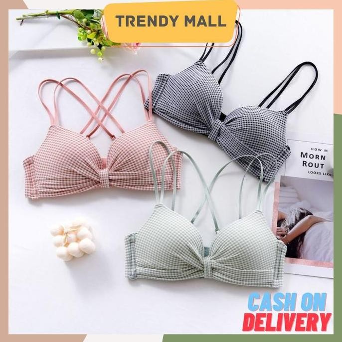 093 Bra Wanita Pakaian Dalam Jepang Tanpa Kawat Premium Asian Style Bh Busa