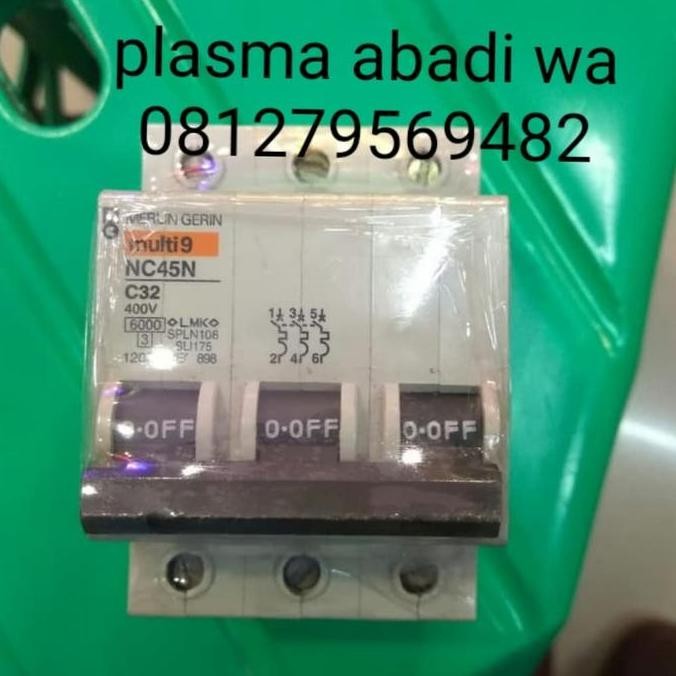 MCB Merlin Gerin 3 phase 32A