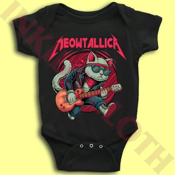 DF253>> BABY JUMPER MEOWTALLICA INKIDS OFFICIAL DESIGN