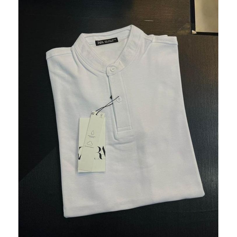 DT105 >> kaos ZR kerah Shanghai pria/kaos kerah Shanghai pria dewasa