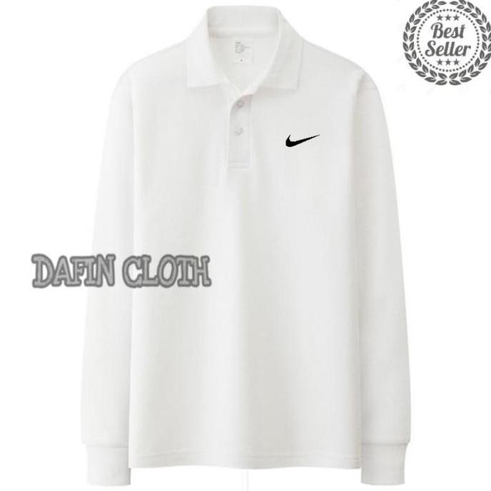 DF268>> Kaos Kerah Pria Polo shirt Lengan Panjang Nike