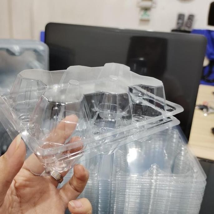 Mika Telur / Egg Tray / Tray Telur Isi 6 Butir Ada Pengunci 50 pcs.