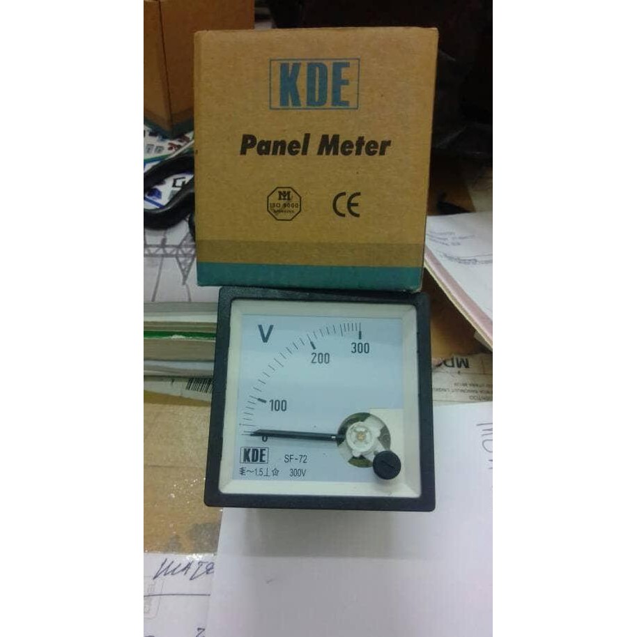 PANEL VOLT 0-300V 72X72 KDE/VOLT METER 72X72 0-300V