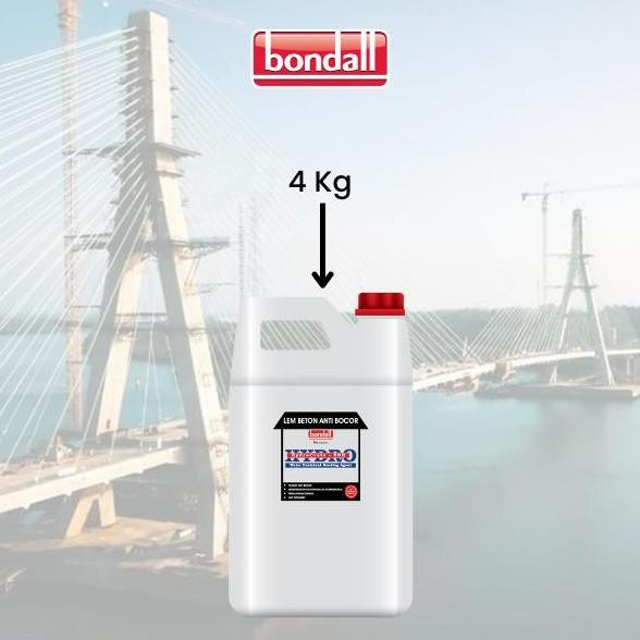 Promo Bondall Hydrocrete SBR Lem Beton Anti Bocor - 4 kg COD