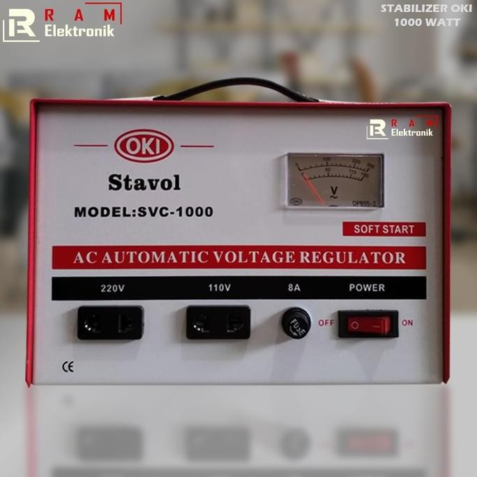 Stavol Stabilizer 1000W / Stabiliser 1000 Watt Oki Svc-1000 / Svc 1000